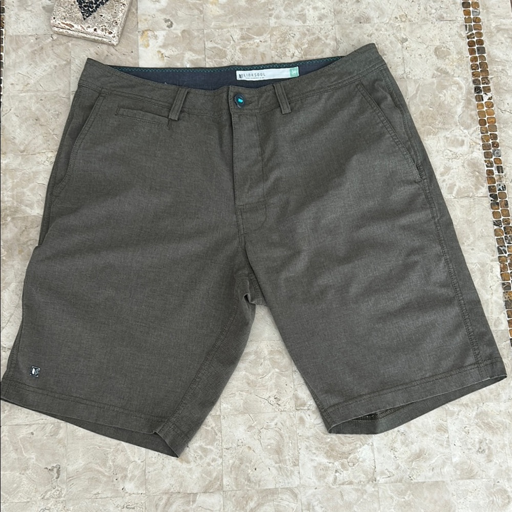 LinkSoul Performance Green‎ Golf Athletic Shorts Men’s Size 34